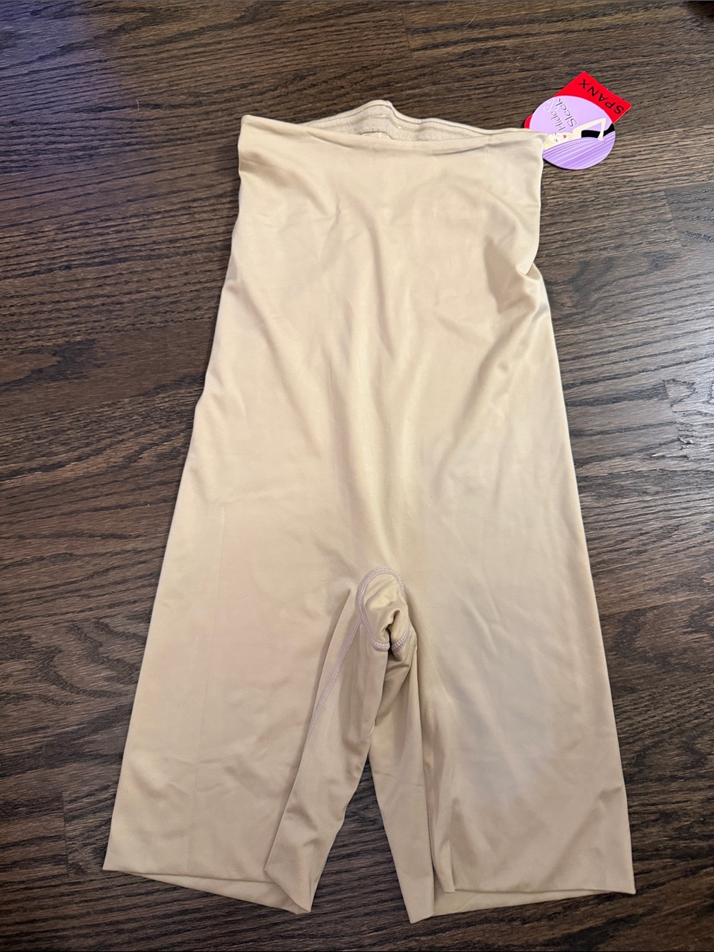 SPANX Nude High-Waist Shaping Capri Shorts